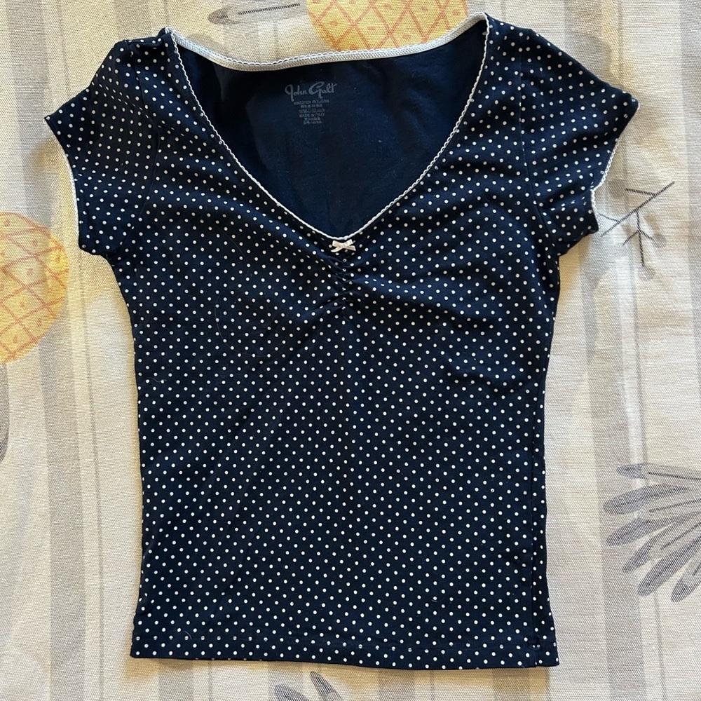Brandy Melville Polka Dot Top - Picture 1 of 3